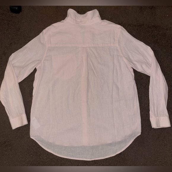 Linen/Cotton Blend Button Down Shirt - Picture 2 of 7